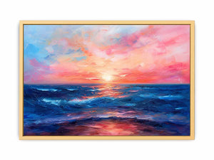 Pink Sea Art Poster