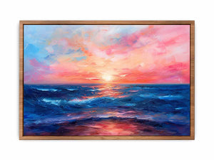 Pink Sea Art Painting