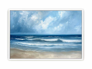 Beach Serene Painting Canvas Print