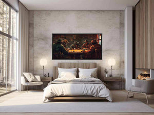 Cowboys Playing Poker Art