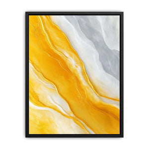 Gold marble abstract artwork for luxury living room decor
