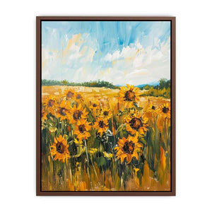 Sunflower painting canvas art for farmhouse decor