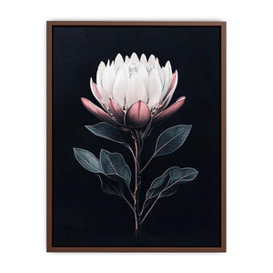 Elegant botanical flower artwork for luxury bedroom decor.