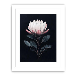 Elegant botanical flower artwork for luxury bedroom decor.