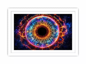 Cosmic Eye Wall Art | Universe Vision Abstract Canvas