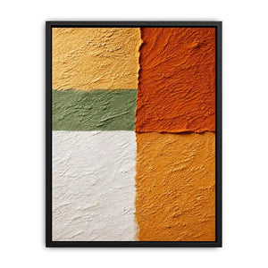abstract textured wall art warm earthy tones terracotta beige minimalist canvas decor