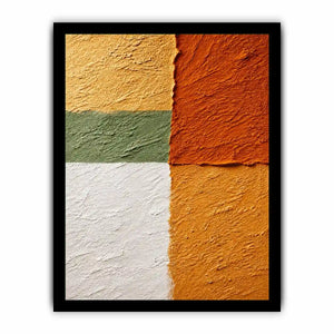 abstract textured wall art warm earthy tones terracotta beige minimalist canvas decor