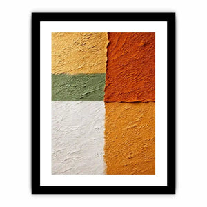 abstract textured wall art warm earthy tones terracotta beige minimalist canvas decor