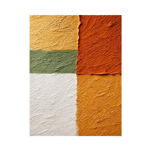 abstract textured wall art warm earthy tones terracotta beige minimalist canvas decor