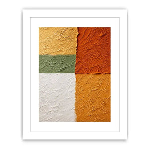 abstract textured wall art warm earthy tones terracotta beige minimalist canvas decor