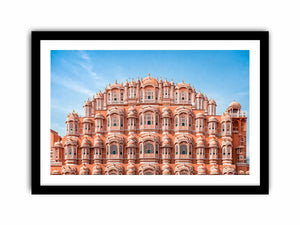 Hawa Mahal Jaipur pink palace architecture India heritage building wall art canvas decor