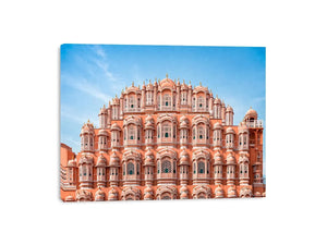 Hawa Mahal Jaipur pink palace architecture India heritage building wall art canvas decor