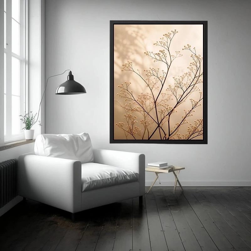 Whispered Bloom premium canvas wall art for modern home decor.