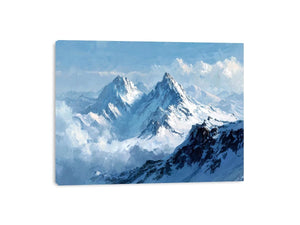 Frozen Summit Echo premium canvas wall art for modern home decor.