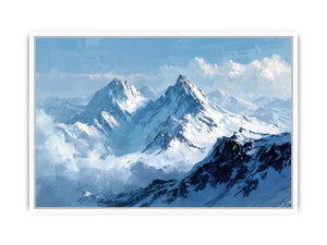 Frozen Summit Echo premium canvas wall art for modern home decor.