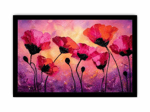 Blushed Petal Symphony premium canvas wall art for modern home decor.
