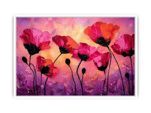 Blushed Petal Symphony premium canvas wall art for modern home decor.