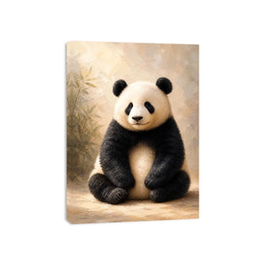 Gentle Bamboo Spirit premium canvas wall art for modern home decor.