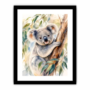 Soft Eucalyptus Haven premium canvas wall art for modern home decor.