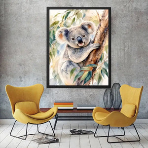 Soft Eucalyptus Haven premium canvas wall art for modern home decor.