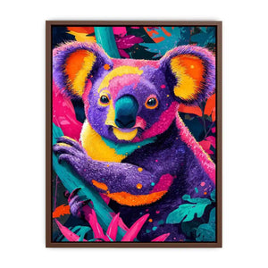 Neon Jungle Spirit premium canvas wall art for modern home decor.