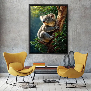 Forest Haven Koala premium canvas wall art for modern home decor.