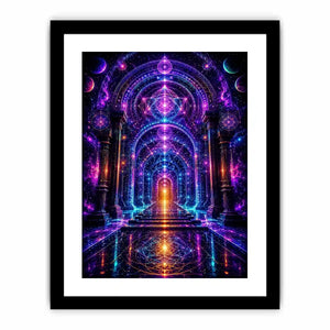 Celestial Gateway of Ascension premium canvas wall art for modern home decor.