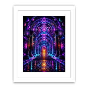 Celestial Gateway of Ascension premium canvas wall art for modern home decor.