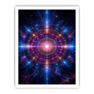 Infinite Radiance canvas art for modern luxury decor.