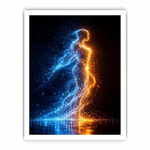 Ethereal Motion canvas art for modern luxury decor.