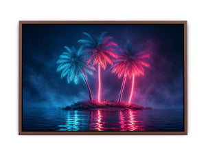 Neon Tide canvas art for modern luxury decor.