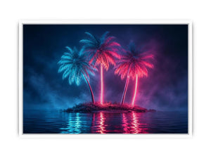 Neon Tide canvas art for modern luxury decor.
