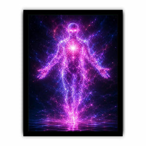 Quantum Ascension canvas art for modern luxury decor.