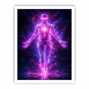 Quantum Ascension canvas art for modern luxury decor.