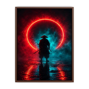 Crimson Eclipse canvas art for modern luxury decor.