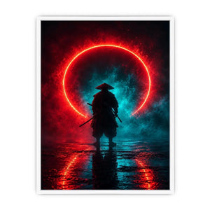 Crimson Eclipse canvas art for modern luxury decor.