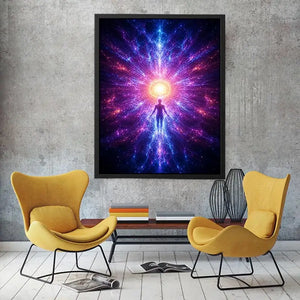 Infinite Awakening canvas art for modern luxury decor.