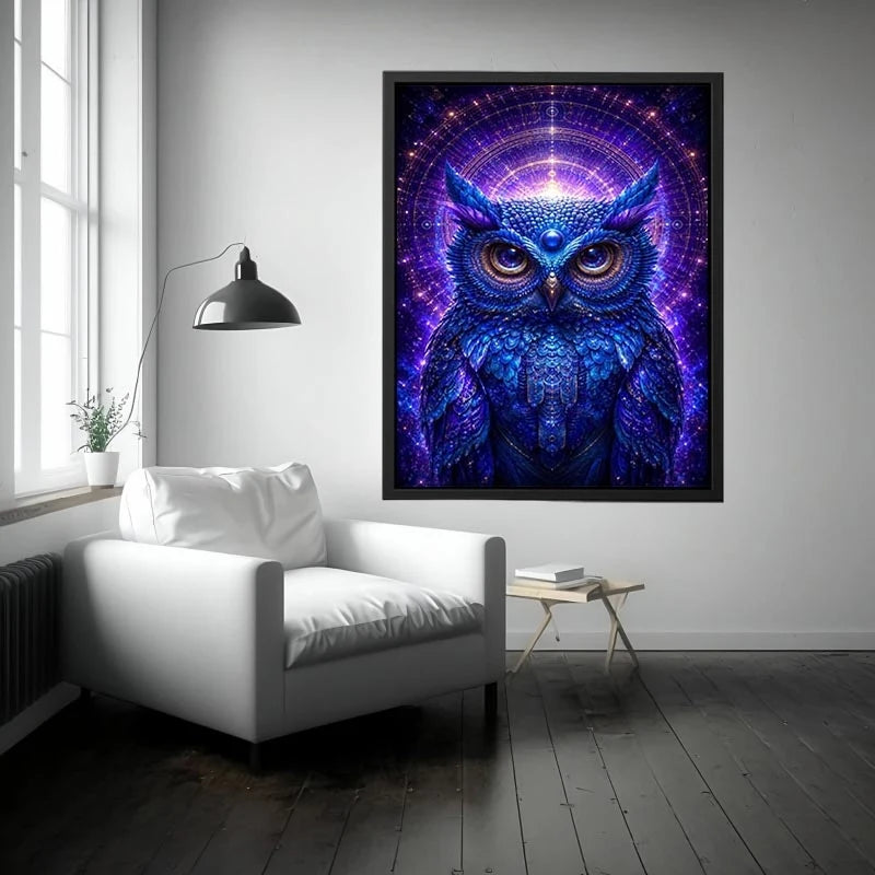 Mystic Nocturne canvas art for modern luxury decor.