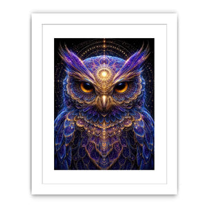 Lunar Wisdom canvas art for modern luxury decor.