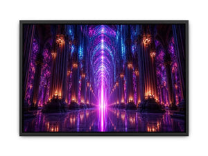 Celestial Cathedral canvas art for modern luxury decor.