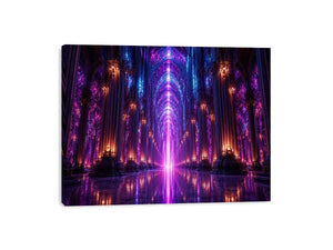 Celestial Cathedral canvas art for modern luxury decor.