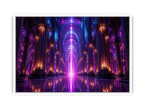 Celestial Cathedral canvas art for modern luxury decor.