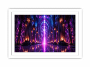 Celestial Cathedral canvas art for modern luxury decor.