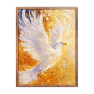 Eagle In Flight Canvas Painting