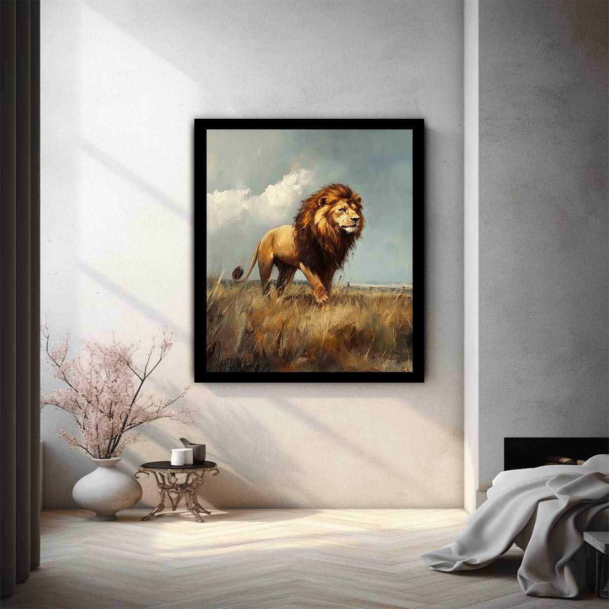 king of The Jungle Painting
