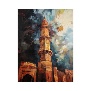 Tower Oil Painting