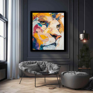 Eys Contact Canvas Painting