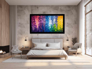 Abstract Leaves Painting