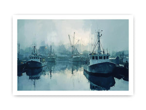 Harbor Canvas Painting