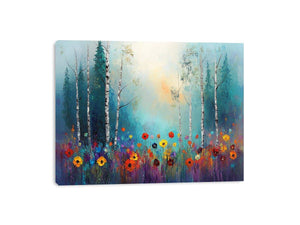 Birch Trees Canvas Painting